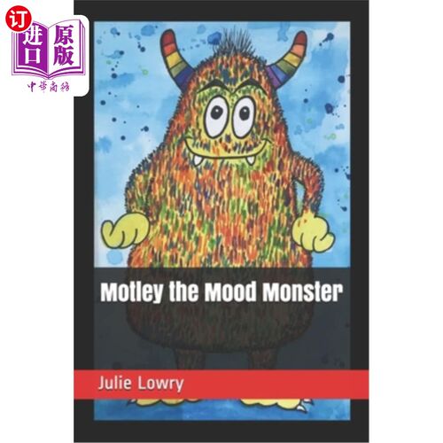 海外直订Motley the Mood Monster 情绪怪物莫特利
