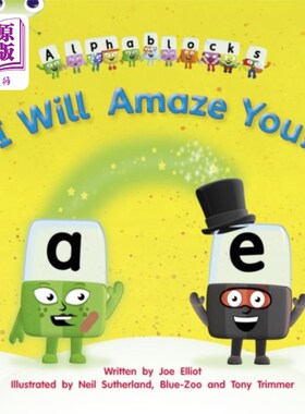 海外直订Bug Club Phonics Alphablocks Year 1 Phase 5 Set 14 I Will Amaze You! 虫子俱乐部拼音字母块14集我会让你大吃一惊！