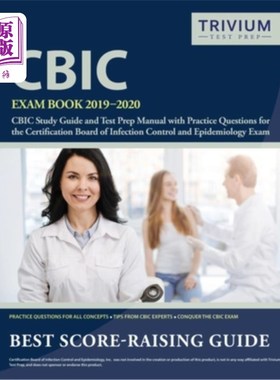 海外直订医药图书CBIC Exam Book 2019-2020: CBIC Study Guide and Test Prep Manual with Practice Qu CBIC考试