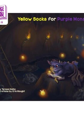 海外直订Yellow Socks for Purple Monsters 紫色怪物的黄色袜子