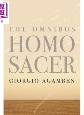 神圣的人选集 The Omnibus Homo Sacer 英文原版 吉奥乔阿甘本 Giorgio Agamben StanfordUniversityPress【中商原版】