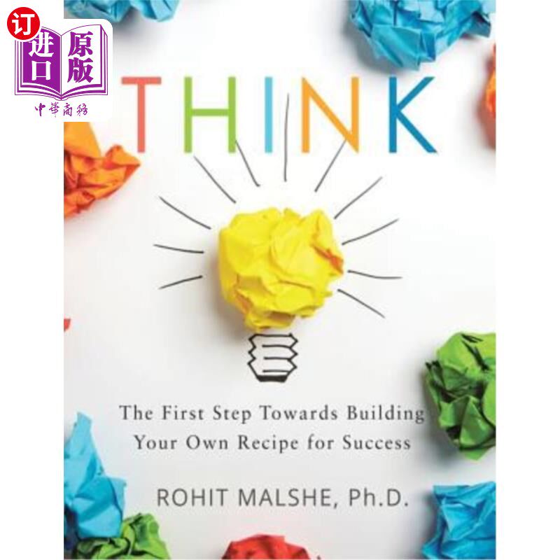 海外直订Think: The First Step Towards Building Your Own Recipe for Success 思考：建立自己的成功秘诀的第一步