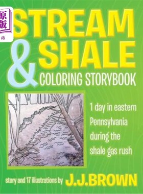 海外直订Stream and Shale Coloring Storybook 溪流和页岩着色故事书