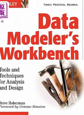 现货 Data Modeler 工作台 分析与设计的工具与技术 Data ModelerS Workbench 英文原版 STEVE HOBERMAN 计算机【中商原版】