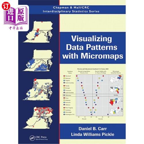 海外直订Visualizing Data Patterns with Micromaps 用微缩地图可视化数据模式