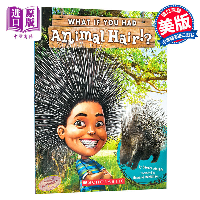 现货 【中商原版】学乐 如果你有动物的毛发 What If You Had Animal Hair? 英文原版 桑德拉马克尔 SandraMarkle Scholastic