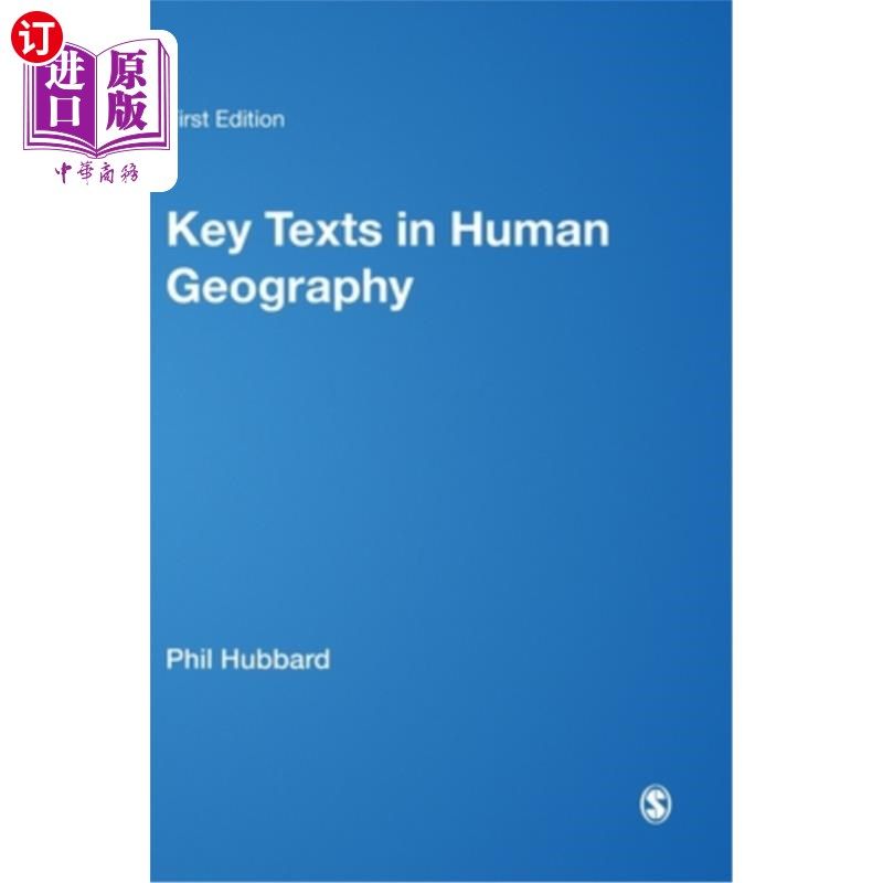 海外直订Key Texts in Human Geography 人文地理学重点文本
