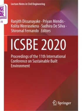 海外直订Icsbe 2020: Proceedings of the 11th International Conference on Sustainable Buil Icsbe 2020