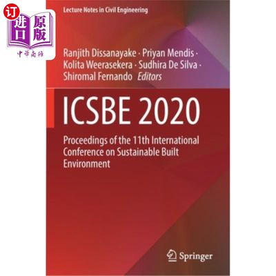 海外直订Icsbe 2020: Proceedings of the 11th International Conference on Sustainable Buil Icsbe 2020