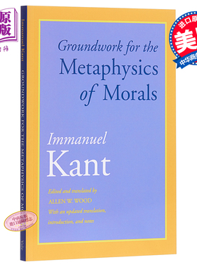 预售 【中商原版】康德：道德形而上学的奠基 英文原版 哲学书籍 Groundwork for the Metaphysics of Morals Immanuel Kant