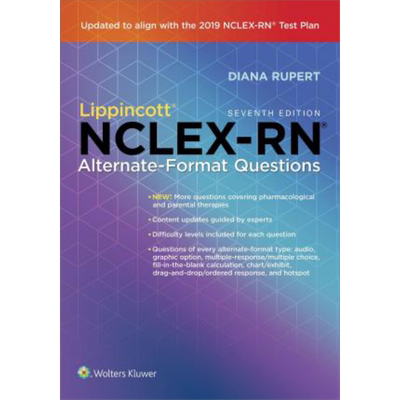 现货 Lippincott NCLEX-RN交替格式问题 第7版 英文原版 Lippincott NCLEX-RN Alternate-Format Questions Diana【中商原版】
