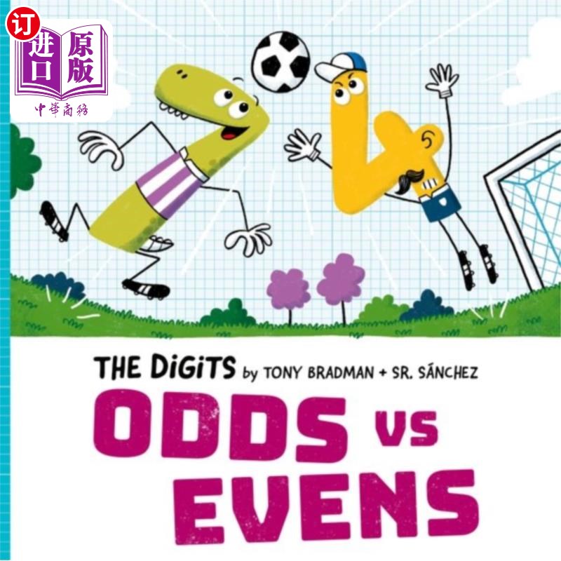 海外直订Digits: Odds Vs Evens 数字:几率Vs几率