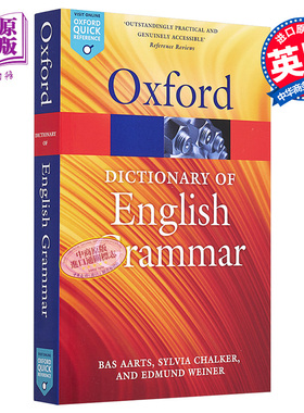 牛津英语语法词典 英文原版 The Oxford Dictionary of English Grammar Bas Aarts 工具书 词源 字典【中商原版】