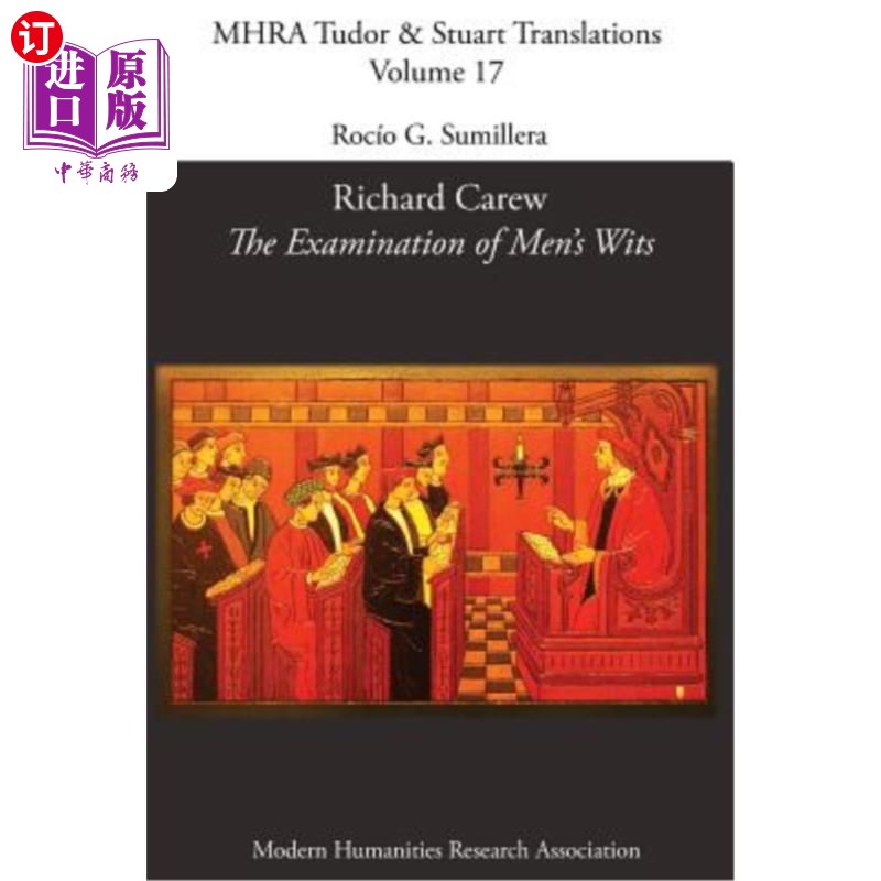 海外直订Richard Carew, 'The Examination of Men's Wits' 理查德·卡鲁,《男人智慧的检验》