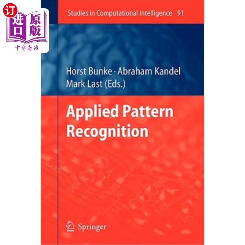 海外直订Applied Pattern Recognition 应用模式识别