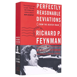 预售 费曼手札 不休止的鼓声 理查德 费曼 英文原版 Perfectly Reasonable Deviations From the Beaten Track【中商原版】
