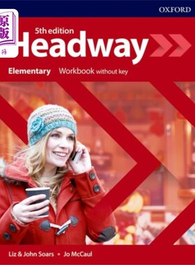 海外直订Headway: Elementary: Workbook Without Key 珩渥:基本:工作簿无键