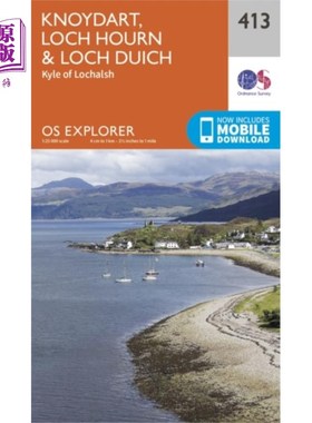 海外直订Knoydart, Loch Hourn and Loch Duich Knoydart, houn湖和Duich湖