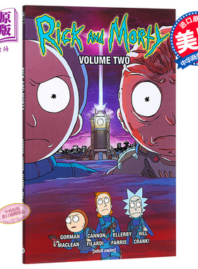 现货 【中商原版】瑞克与莫蒂漫画2 英文原版 Rick and Morty vol.2 美国科幻情景喜剧 卡通漫画 高分神作 脑洞大开 科幻动画