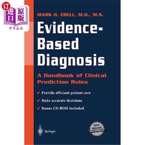 海外直订医药图书Evidence-Based Diagnosis: A Handbook of Clinical Prediction Rules 循证诊断：临床预测规则手册