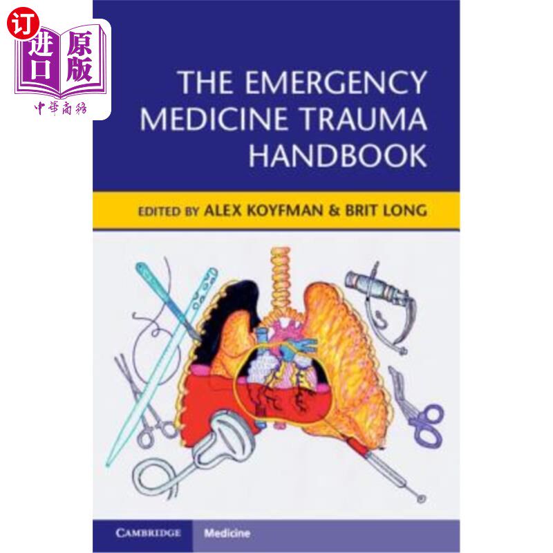 海外直订医药图书The Emergency Medicine Trauma Handbook 急救医学创伤手册