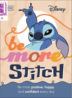 DK 史迪奇会怎么做 Be More Stitch Be More Positive Happy and Confident Every Day 英文原版 儿童卡通动画【中商原版】