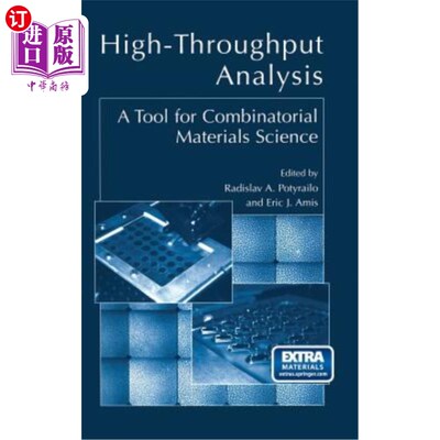 海外直订High-Throughput Analysis: A Tool for Combinatorial Materials Science 高通量分析:组合材料科学的工具