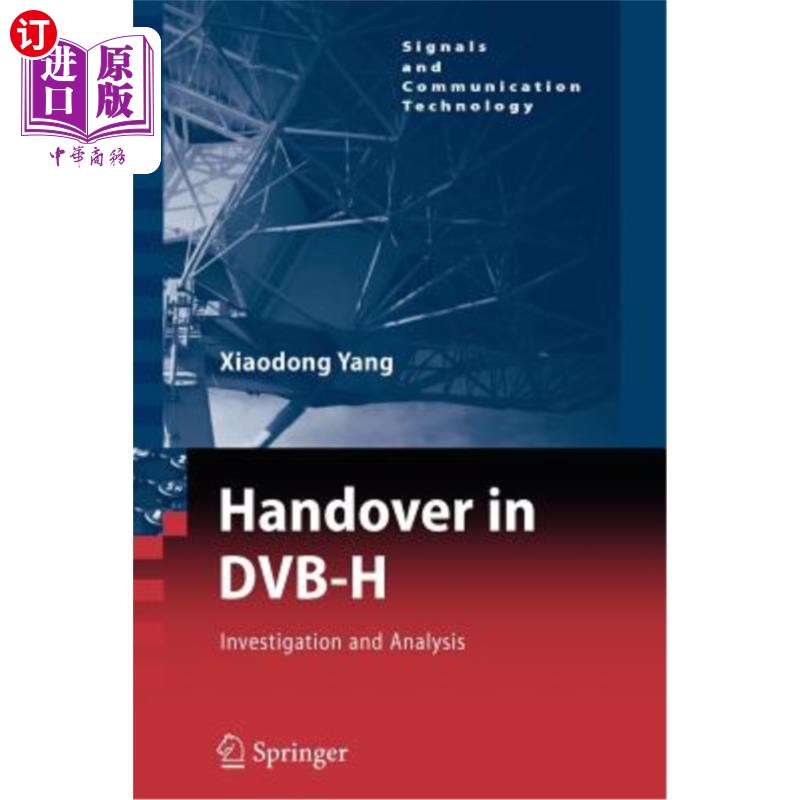 海外直订Handover in Dvb-H: Investigations and Analysis Dvb-H中的交接:调查与分析