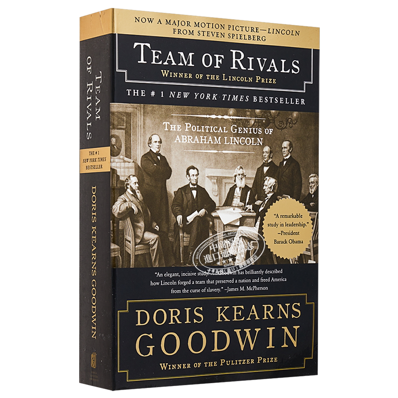 林肯与劲敌幕僚 仁者无敌 Team of Rivals 亚伯拉罕林肯 Political Genius of Abraham Lincoln 英文原版 Doris K Goodwin【?
