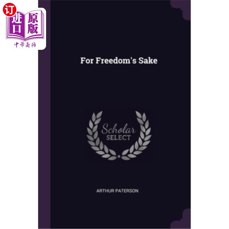 海外直订For Freedom's Sake 为了自由