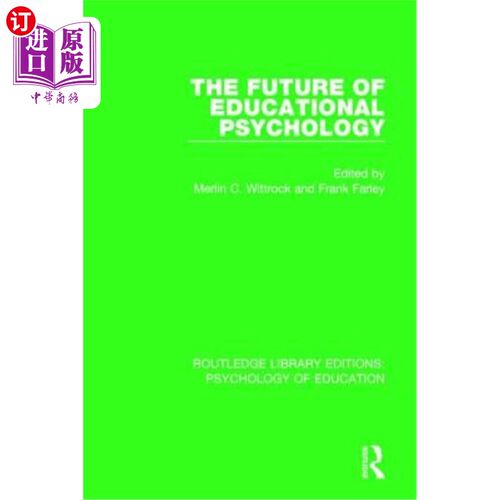海外直订The Future of Educational Psychology 教育心理学的未来