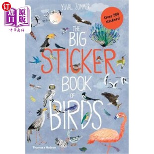 Book Sticker Birds 大贴纸书 海外直订The 鸟 Big