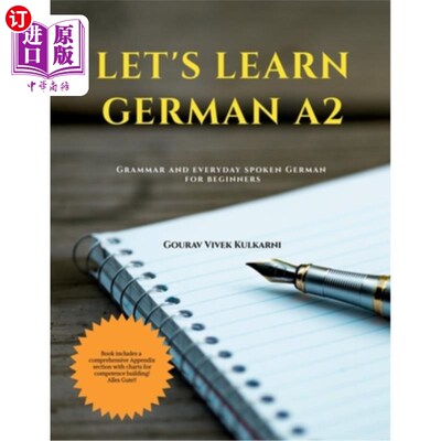 海外直订Let's Learn German A2: Grammar and everyday spoken German for beginners 让我们学习德语A2：初学者语法和日常