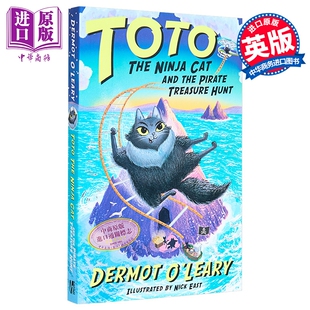 忍者猫托托6 忍者猫托托海盗寻宝记 英文原版 忍者猫托托系列 Toto The Ninja Cat And The Pirate Treasure Hunt Toto猫