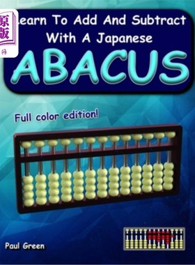 海外直订Learn to Add and Subtract with a Japanese Abacus 学习用日本算盘做加减运算