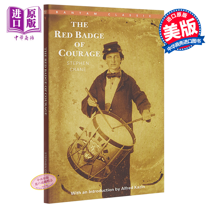 现货【中商原版】红色勇气徽章英文原版 The Red Badge of Courage英文文学 Stephen Crane