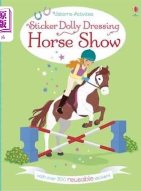 海外直订Sticker Dolly Dressing Horse Show 贴纸多利穿衣马秀
