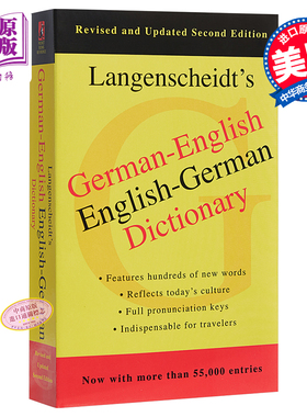 【中商原版】德语英语 英德词典字典 英文原版 German-English Dictionary