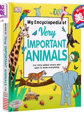 现货 【中商原版】DK小百科 动物 英文原版 My Encyclopedia of Very Important Animals 精装 动物知识科普 6-12岁