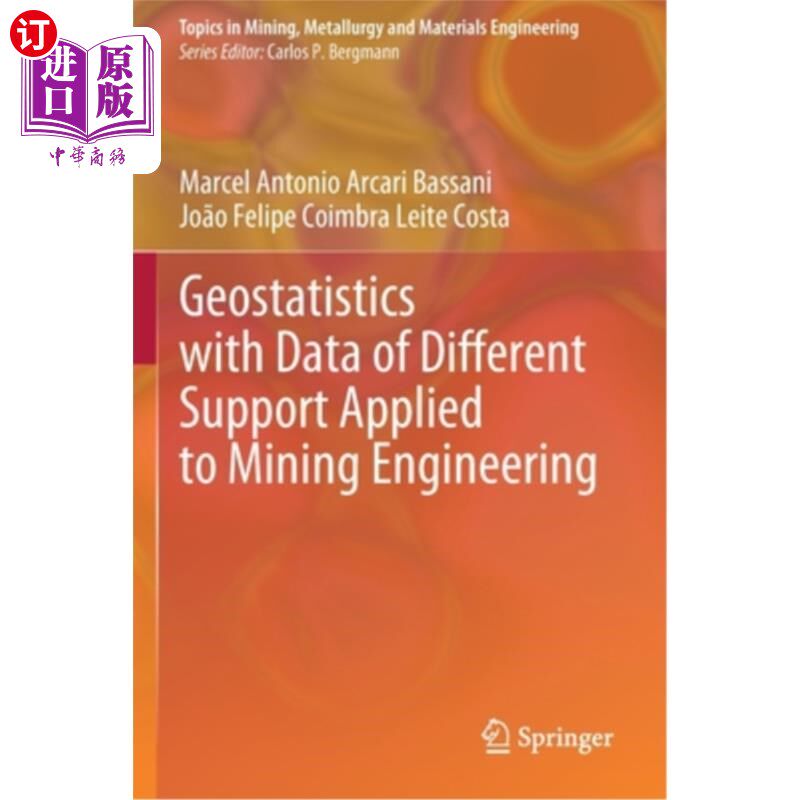 海外直订Geostatistics with Data of Different Support Applied to Mining Engineering 不同支撑数据的地质统计学在采矿工