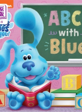 海外直订ABCs with Blue (Blue's Clues & You) 蓝色的abc(蓝色的线索和你)