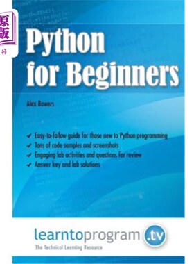 海外直订Python for Beginners 初学者用蟒蛇