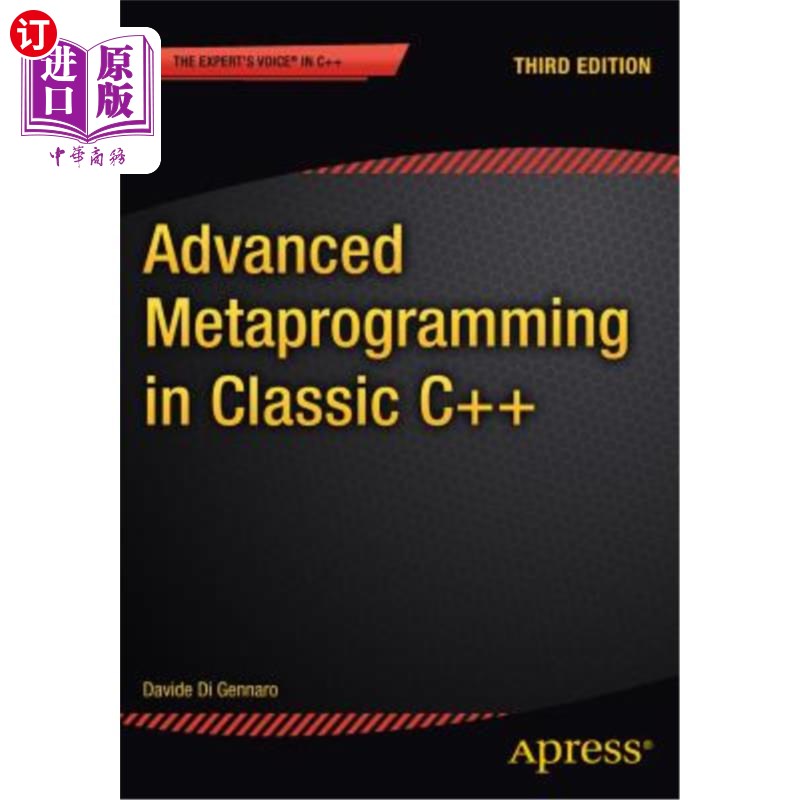 海外直订Advanced Metaprogramming in Classic C++ 经典C++中的高级元程序设计