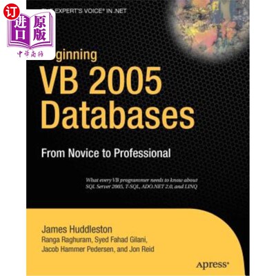 海外直订Beginning VB 2005 Databases: From Novice to Professional 启动VB 2005数据库：从新手到专业人士