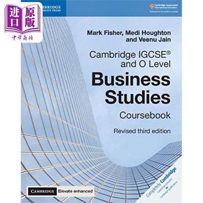 Cambridge IGCSE® and O Level Business Studies Coursebook  O级商务研究课程手册，带CD-ROM和 增强版（2年）【中商原版】