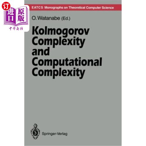 海外直订Kolmogorov Complexity and Computational Complexity Kolmogorov复杂性和计算复杂性