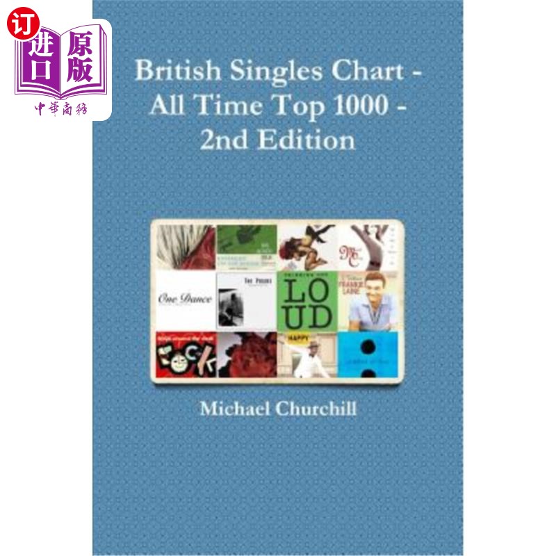 海外直订British Singles Chart - All Time Top 1000 - 2nd Edition 英国单打排行榜-历史前1000名-第二版