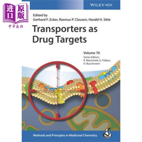 现货 作为药物靶标的转运蛋白 Transporters As Drug Targets 英文原版 Gerhard Ecker Rasmus P Clausen 【中商原版】 Wiley