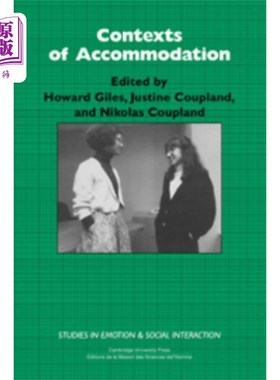 海外直订Contexts of Accommodation 上下文的住宿