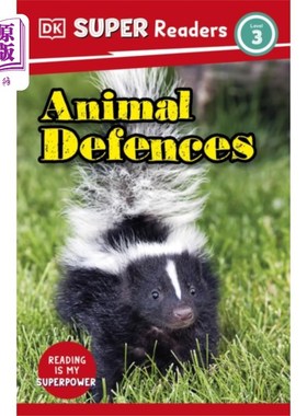 海外直订DK Super Readers Level 3 Animal Defences DK超级读者3级动物防御